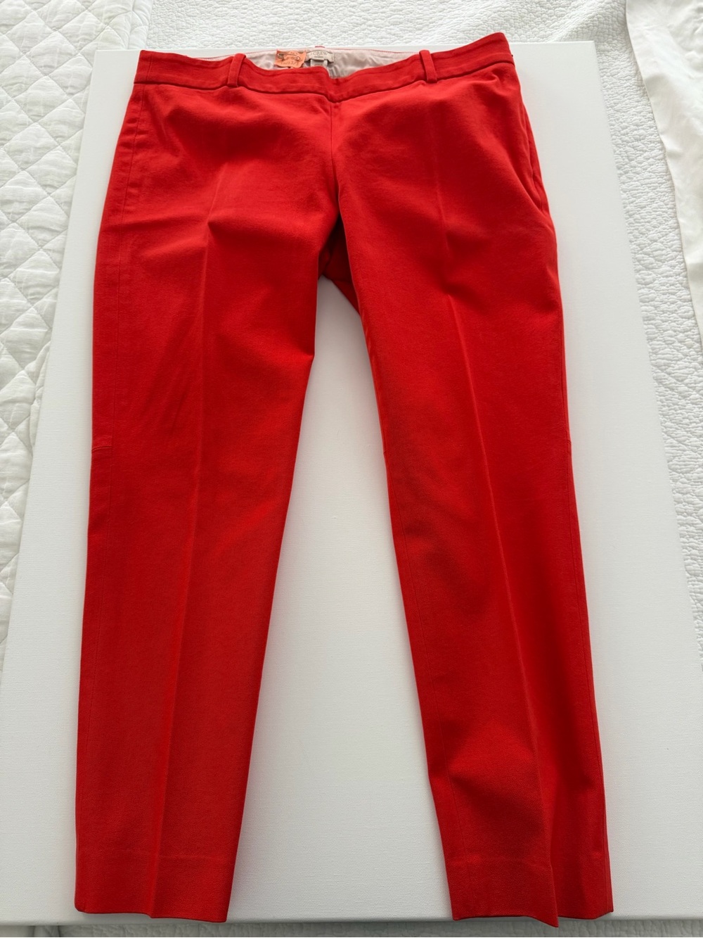 J. Crew Bright Red-Orange Women’s pants
